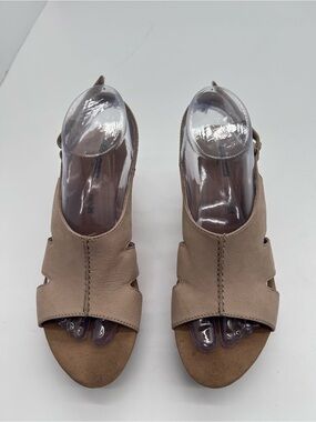 Clark’s Collection Annadel Bari Wedge Women’s Open-Toe Slingback Sandals 6.5